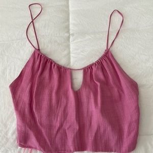 ZARA pink tank, brand new